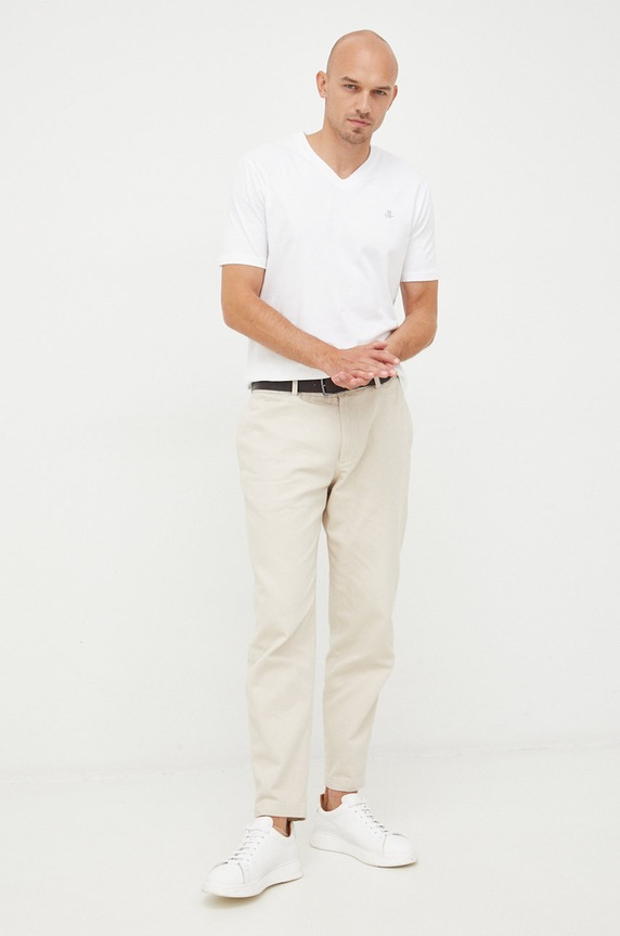 Marc O'Polo t-shirt bawełniany B21201251616 biały AA00