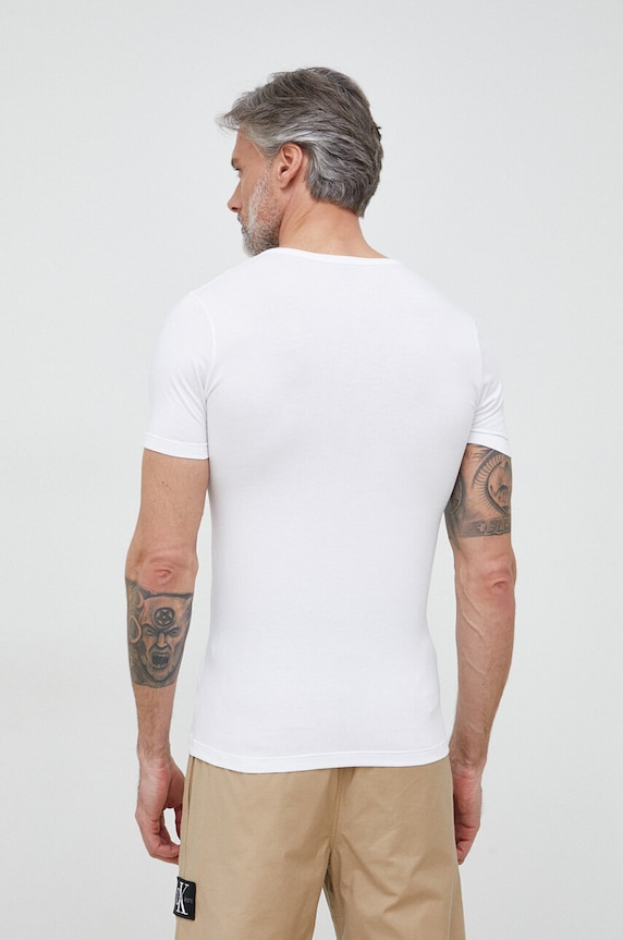 Oblečenie Tričko BOSS 2-pak TShirtRN 2P Modern 50475276 biela