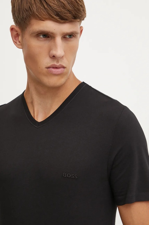 BOSS t-shirt in cotone pacco da 3 TShirtVN 3P Classic blu 50475285