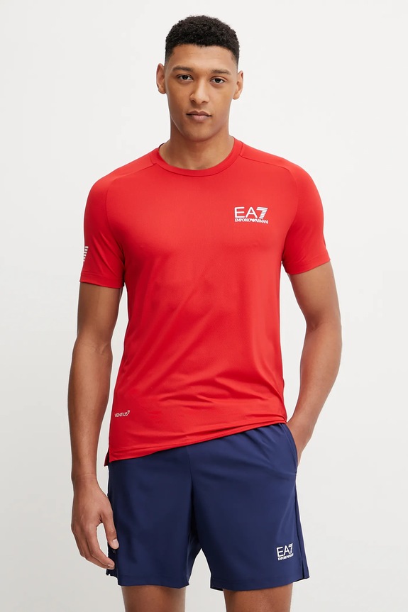 EA7 Emporio Armani tricou uni rosu 8NPT22.PJEMZ.NOS
