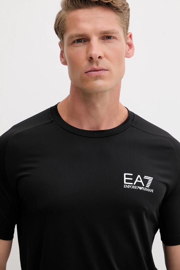 Μπλουζάκι EA7 Emporio Armani μαύρο 8NPT22.PJEMZ.NOS