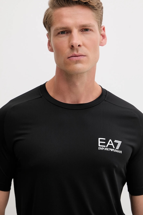 Μπλουζάκι EA7 Emporio Armani μαύρο 8NPT22.PJEMZ.NOS