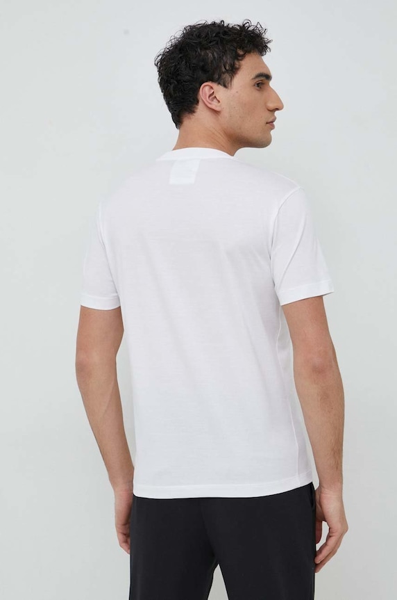 Odzież Emporio Armani t-shirt bawełniany 8N1TD2.1JGYZ.NOS biały