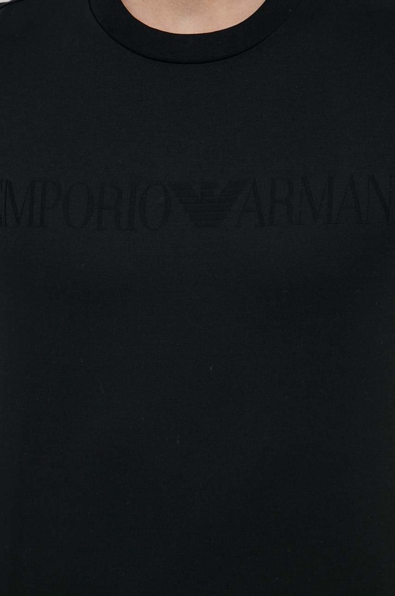 Emporio Armani t-shirt bawełniany 8N1TD2.1JGYZ.NOS czarny
