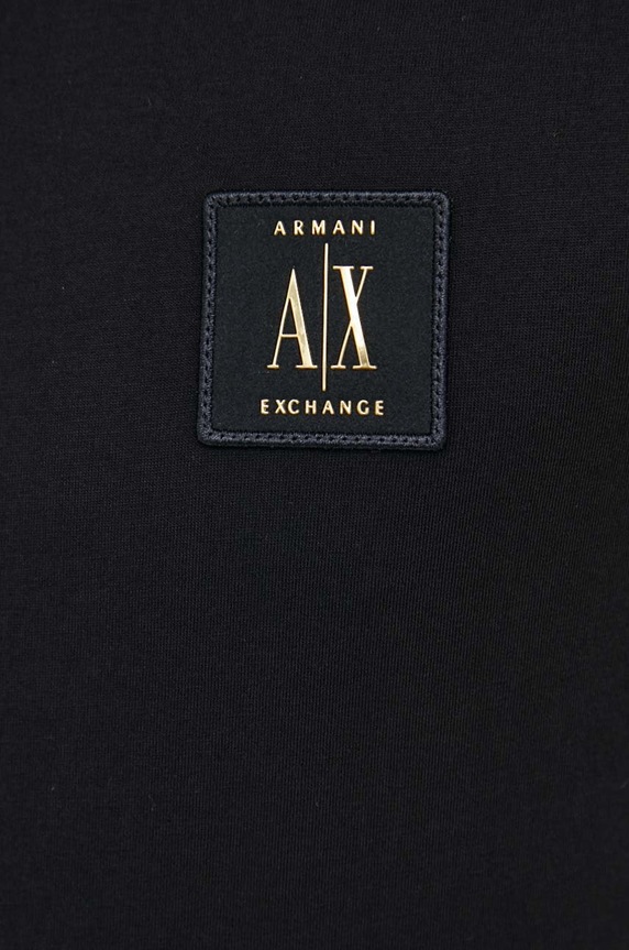Armani Exchange t-shirt bawełniany 8NZTPR.ZJH4Z.NOS czarny