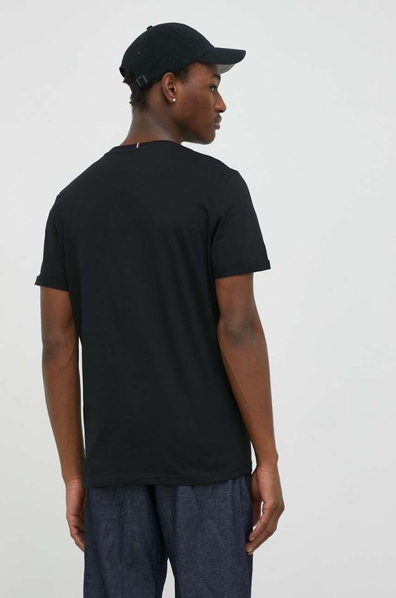 Îmbrăcăminte Les Deux tricou din bumbac LDM101118. negru