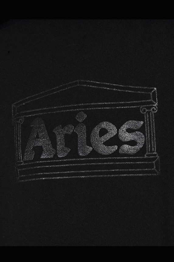Aries T-shirt męski bawełniany AR60000 czarny