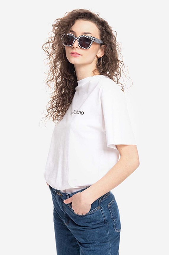 Aries t-shirt in cotone Gong Temple SS Tee bianco COAR60009