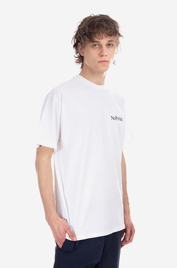 Aries t-shirt in cotone Gong Temple SS Tee COAR60009 bianco
