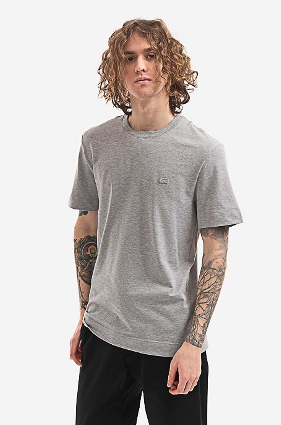 Lacoste t-shirt plain gray TH2730.4JV