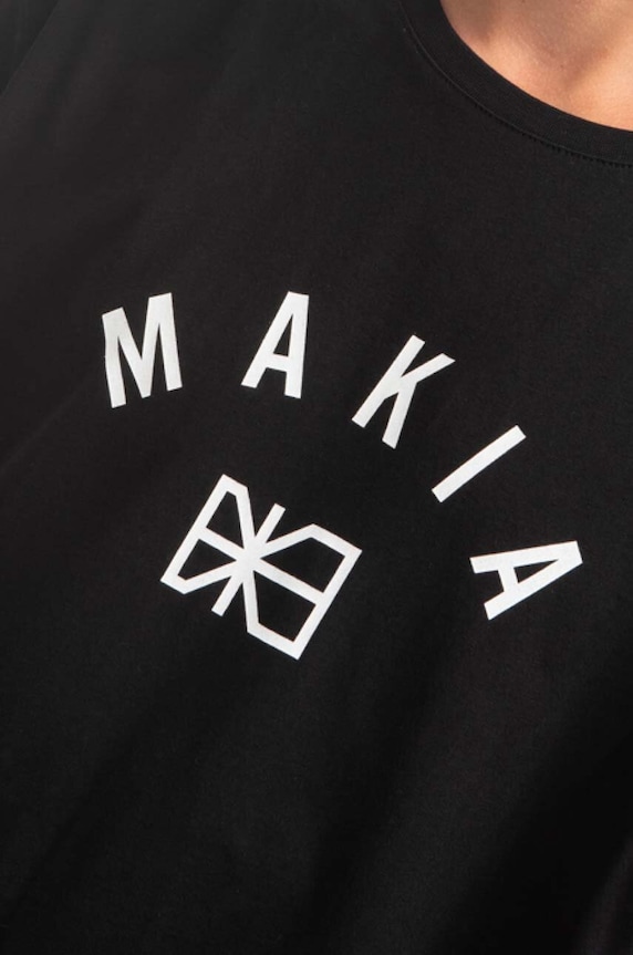 Pamučna majica Makia crna M21200