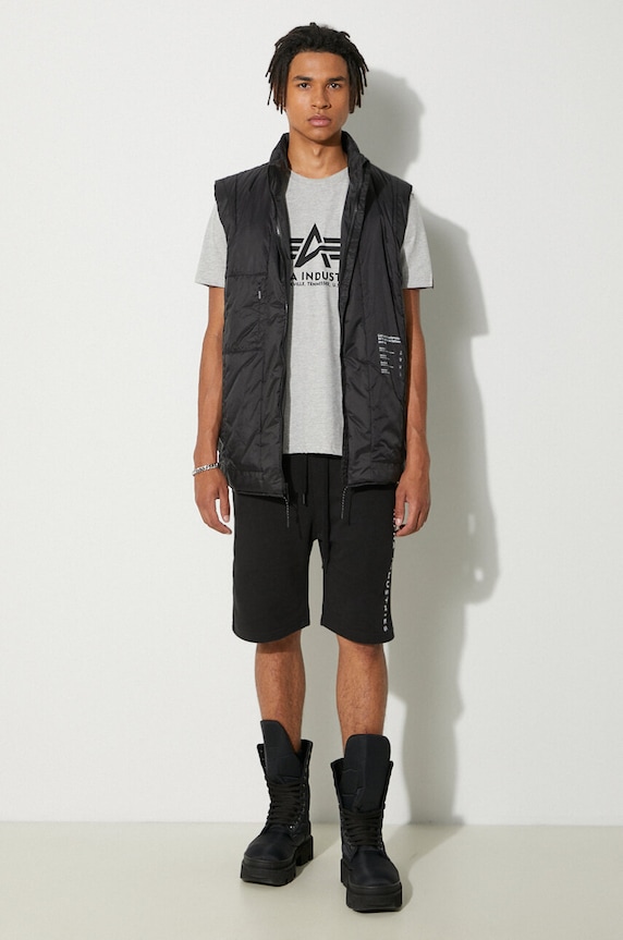 Alpha Industries tricou din bumbac Basic T-Shirt 100501.17 gri SS26