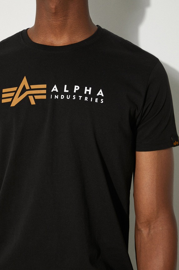 Alpha Industries cotton T-shirt Alpha Industries Alpha Label T 118502 03 118502.03