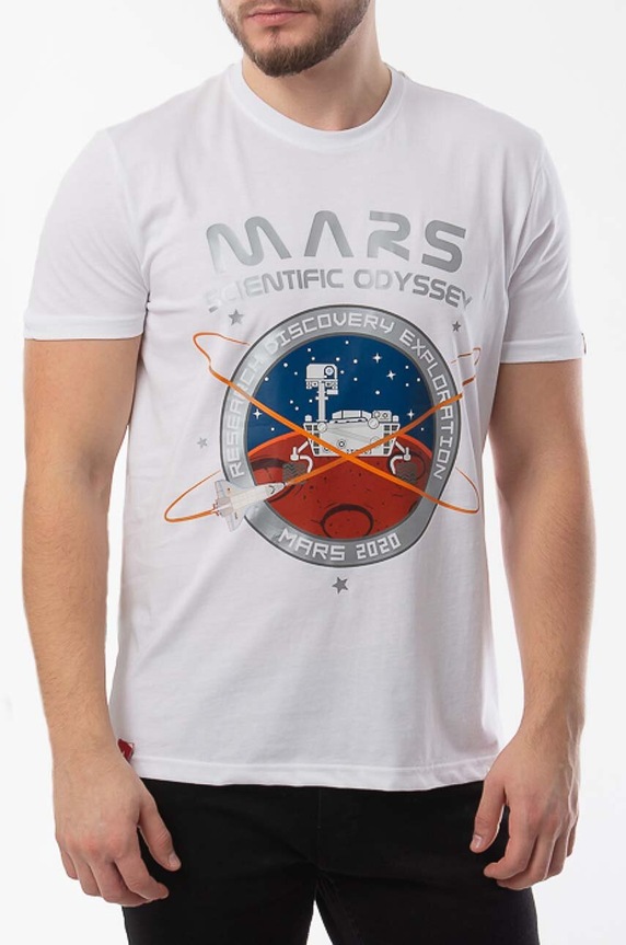 Alpha Industries cotton t-shirt cotton white 126531.09