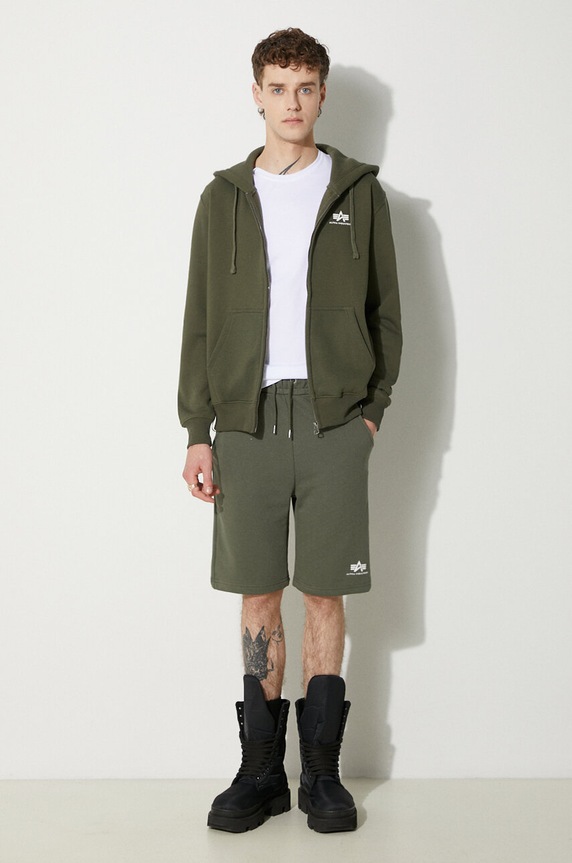 Alpha Industries tricou din bumbac 128507CP.573 alb AA00