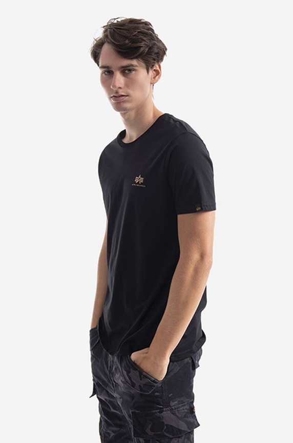 Βαμβακερό μπλουζάκι Alpha Industries 128507CP.380