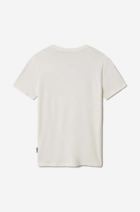 Napapijri cotton t-shirt beige NA4GBR.N1A