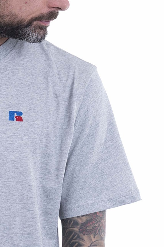 Clothing Russell Athletic cotton T-shirt Athletic Short Sleeve Tee E06002 gray