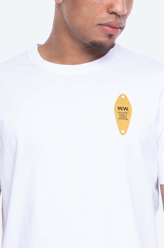 Wood Wood cotton t-shirt white 12035715.2334