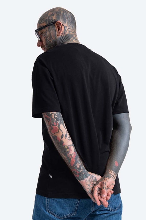 Oblečení Bavlněné tričko Wood Wood Bobby IVY T-shirt 12135703.2489 černá