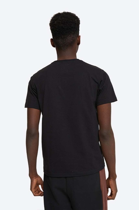 Wood Wood cotton T-shirt Boris x Flla 688383.A296 black AA00