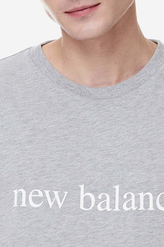 New Balance t-shirt MT21566AG gray
