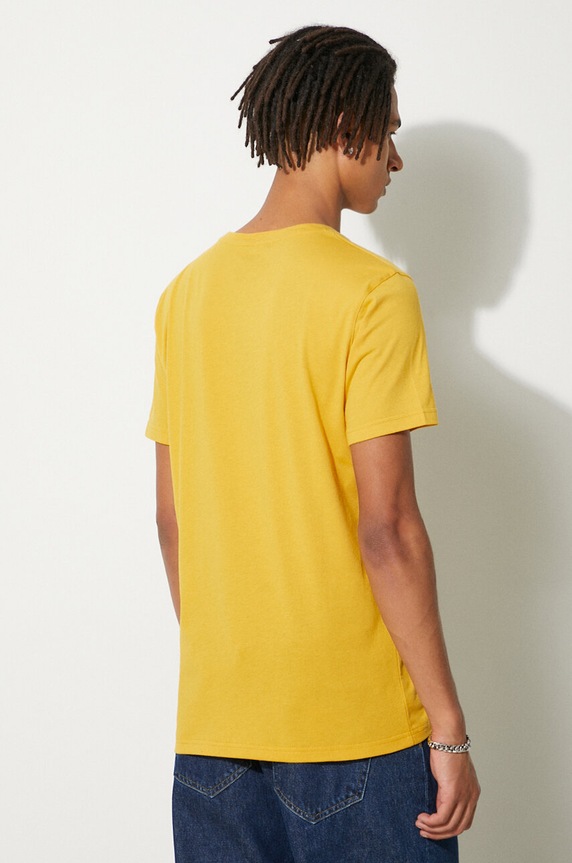 Clothing Fjallraven cotton T-shirt Logo F87310 yellow