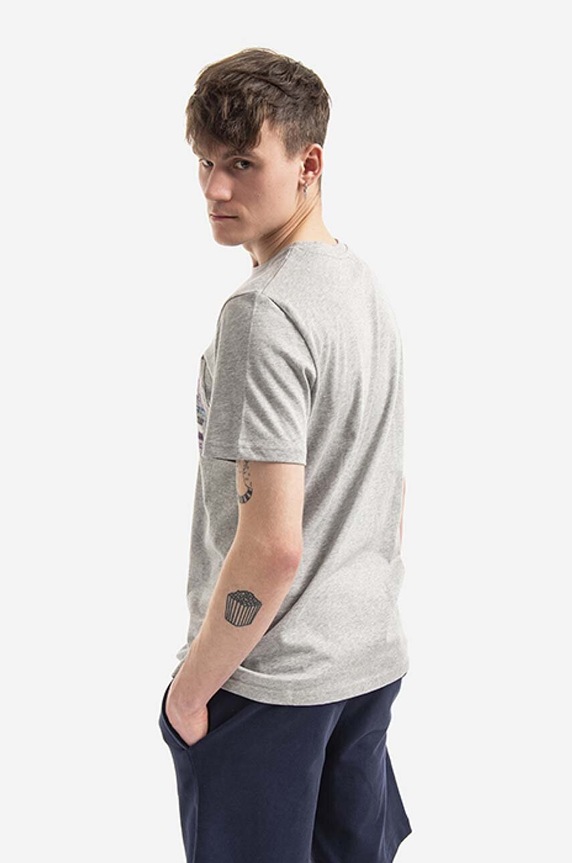 Odzież A.P.C. t-shirt bawełniany Elias COEEV.H26090 szary
