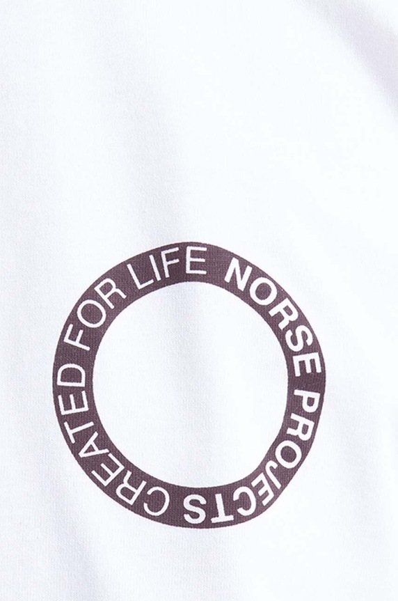Norse Projects cotton t-shirt Johannes BMC Logo Print white N01.0562.0001