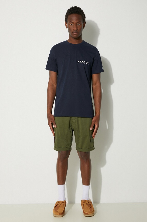 Kangol cotton T-shirt Heritage Basic KLHB003 navy AA00