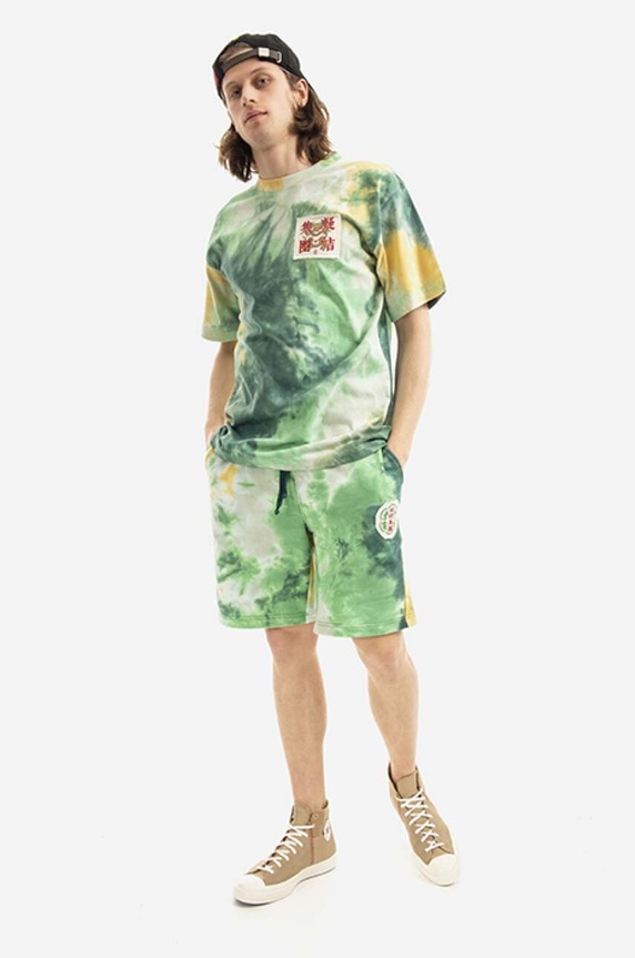 CLOT cotton t-shirt Dragon CLTES10009.GREEN green AA00