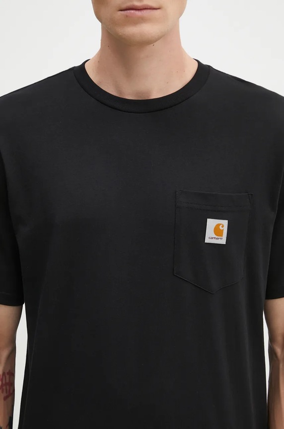 Carhartt WIP cotton t-shirt I030434.BLACK black