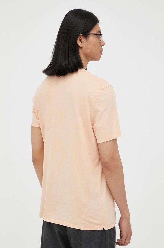 Îmbrăcăminte American Vintage tricou din bumbac MDEV02A portocaliu