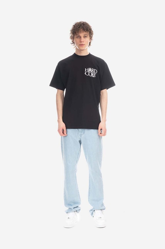 Aries cotton T-shirt AR60004 black