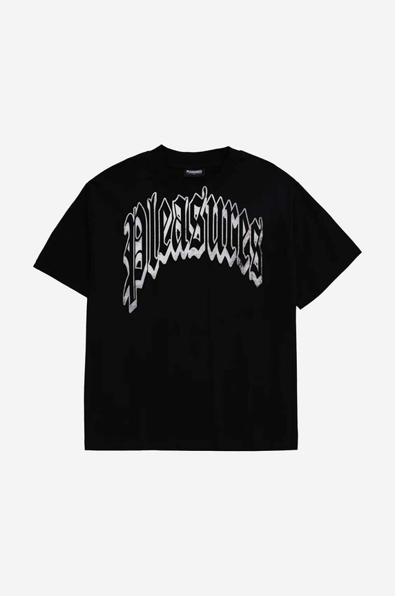 PLEASURES cotton T-shirt Twitch Heavyweight P23SP028