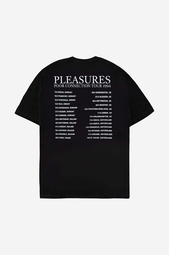 PLEASURES cotton T-shirt Poop Connection T-shirt P23SP058