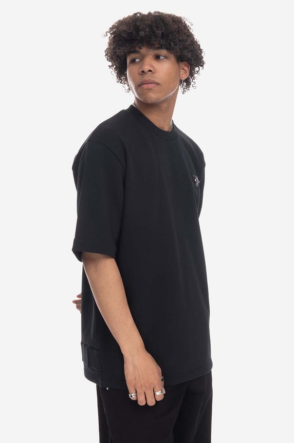 Neil Barett cotton t-shirt black PBJS183.U514C