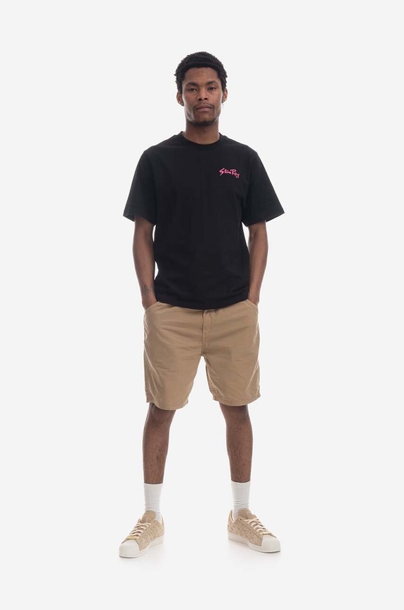 Clothing Stan Ray cotton t-shirt Tee SS23001BLA black