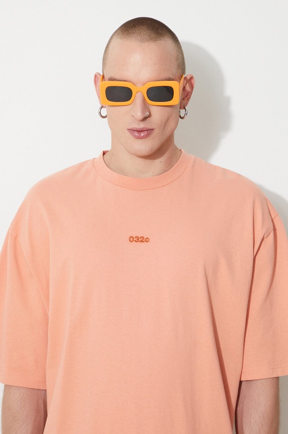 032C t-shirt in cotone SS23.C.1071 arancione