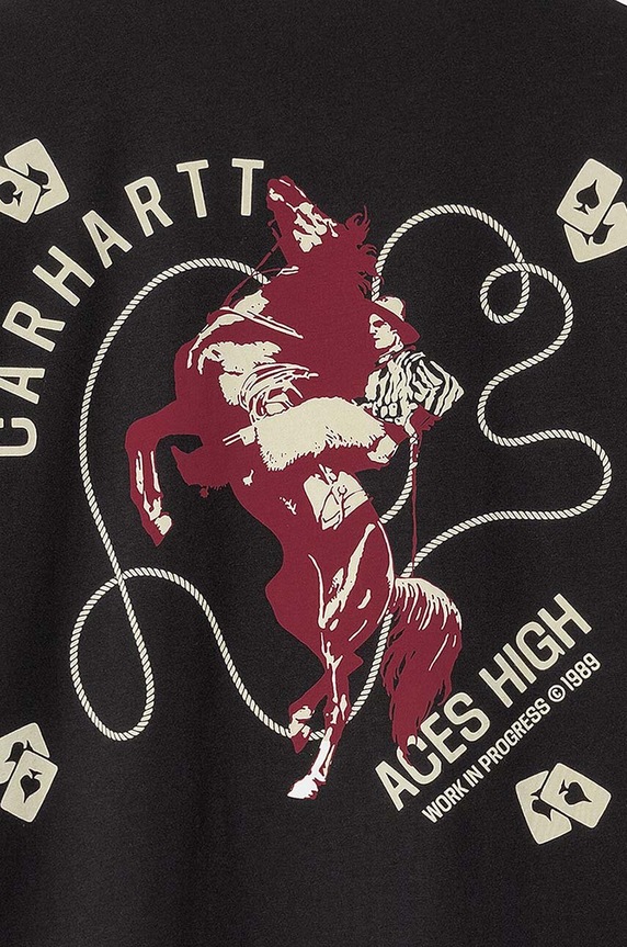 Clothing Carhartt WIP cotton T-shirt Big Buck I032029 black