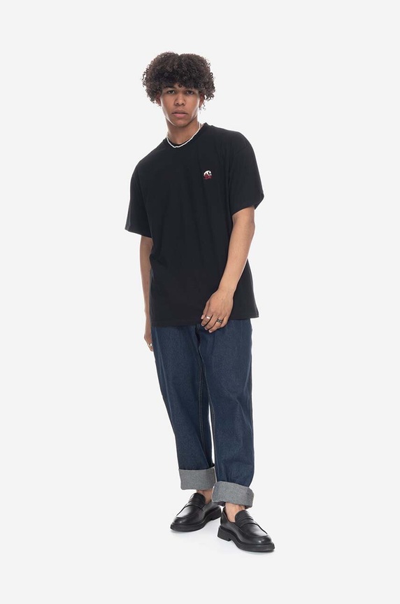 Carhartt WIP cotton T-shirt Big Buck black I032029