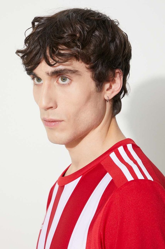 adidas t-shirt STRIPED 21 JERSEY GN7624 GN7624 rosso