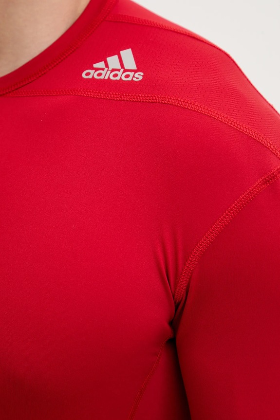 Μπλουζάκι προπόνησης adidas TECHFIT BASE D82089 κόκκινο