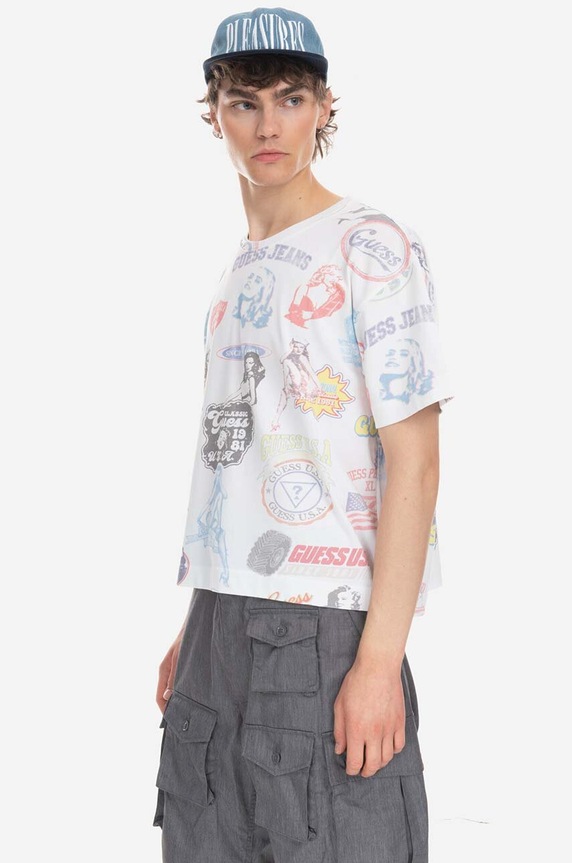 Guess tricou din bumbac Aop Tee M3GI06.KBB50