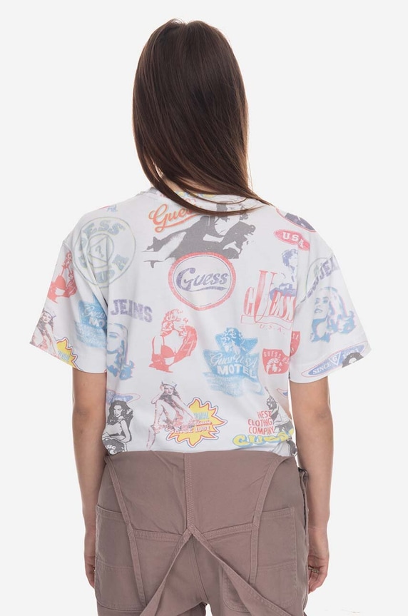Guess tricou din bumbac Aop Tee M3GI06.KBB50