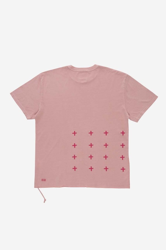 KSUBI t-shirt bawełniany nadruk różowy MSP23TE025