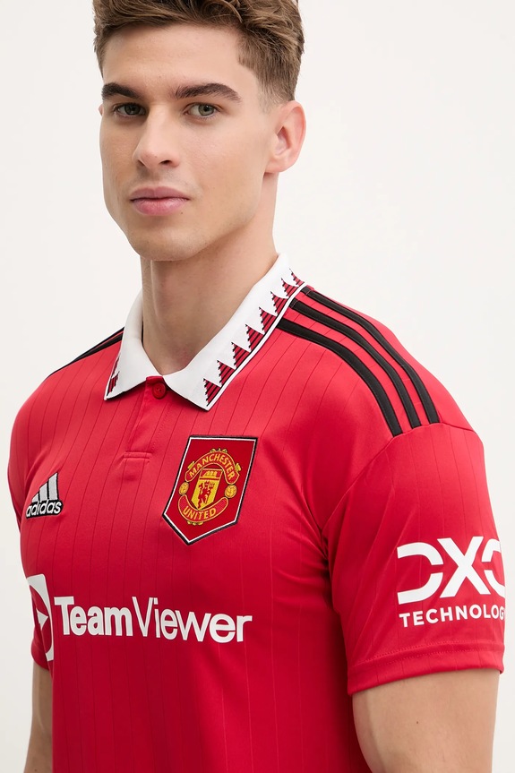 Дрехи Тениска adidas H13881 SS MANCHESTER H13881 червен
