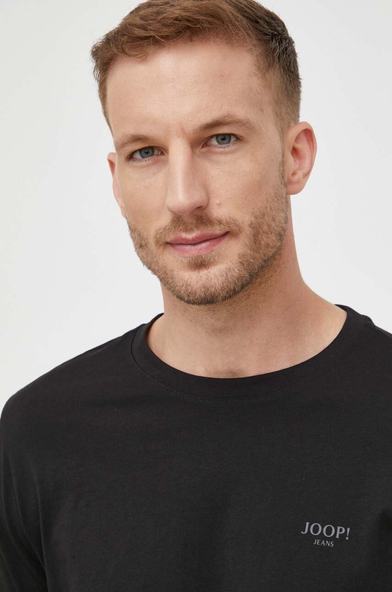 Joop! tricou din bumbac uni negru 30025786