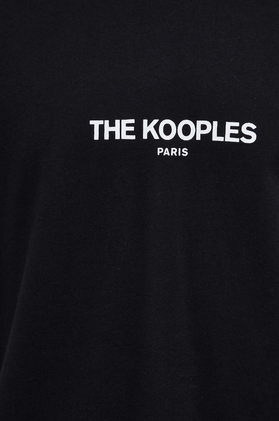 Majica kratkih rukava The Kooples HTSC21006K crna