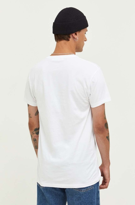 Odzież Samsoe Samsoe t-shirt bawełniany M00012307 biały
